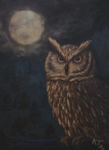 KATARZYNA TATOMIR, akryl na płótnie, wym. 50x70 cm, kontakt tatomir.katarzyna@gmail.com