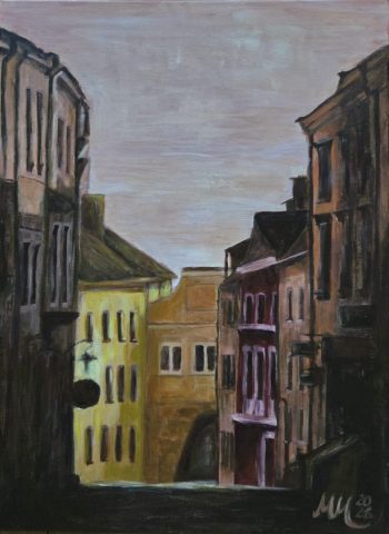 MAGDALENA MAZUREK, akryl na płótnie, wym. 50x70 cm, kontakt magdalenaxmazurek@gmail.com