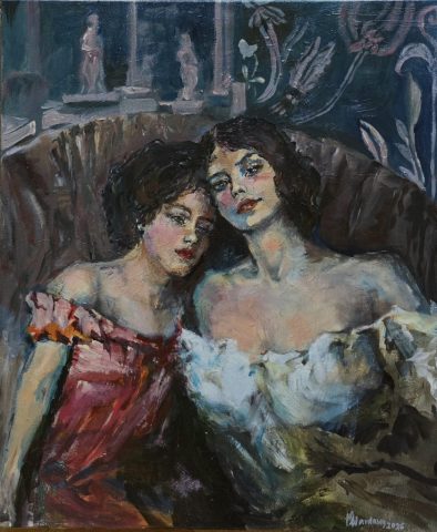 MAŁGORZATA WARDAWY, aryl na płótnie, wym. 50x60 cm, kontakt 691862588
