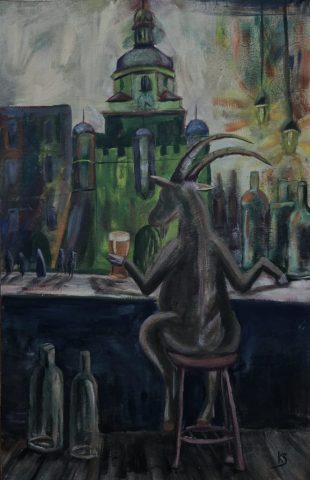 KAMILA SAŁATA, akryl na płótnie, wy. 50x80cm, kontakt - kamila232333@wp.pl