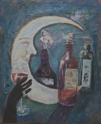 AGNIESZKA GŁAŻEWSKA, akryl na płótnie, wym.50X60 cm - kontakt tel. 693660074