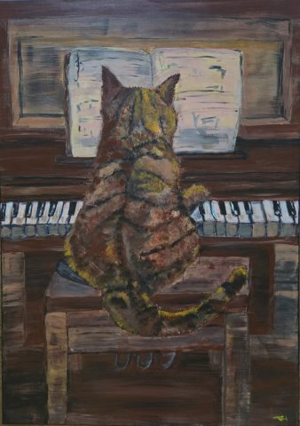 TATIANA NAKLICKA, akryl na płótnie, wym.70x100 cm, kontakt tel. 606214773