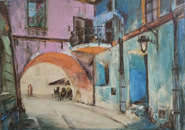 NATALIA KOT, olej na płótnie, wym. 50x70 cm, kontakt natalia.b.kot@gmail.com